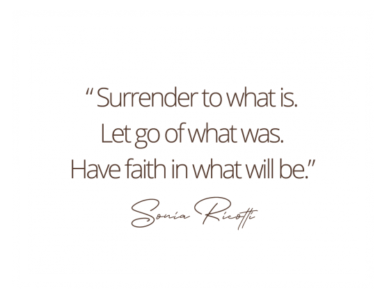 surrender to what is